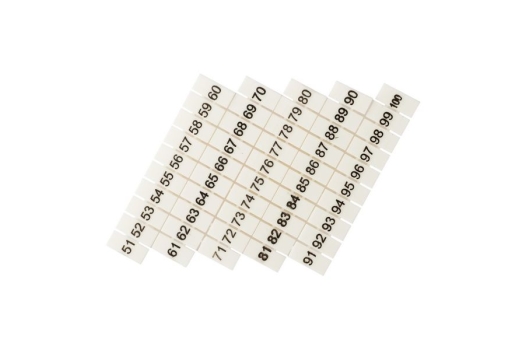 Маркеры для JXB-ST 6 с нумерацией 50-100 (100 шт.) EKF PROxima