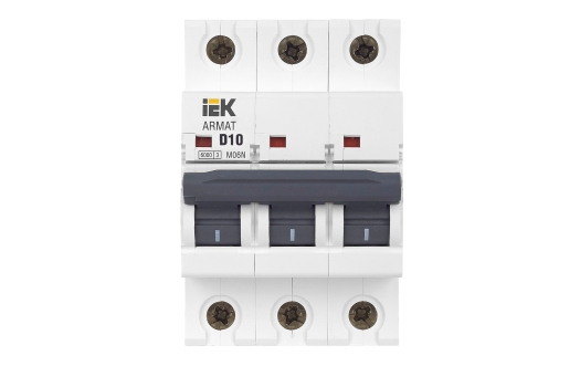 ARMAT Автоматический выключатель M06N 3P D 10А IEK