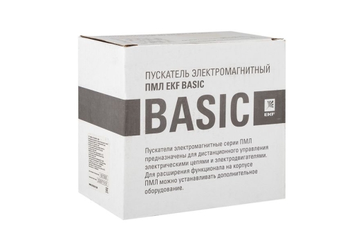 Пускатель электромагнитный серии ПМЛ-3160М 50А 230В EKF Basic