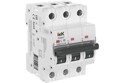 ARMAT Автоматический выключатель M10N 3P L 10А IEK