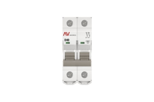 Выключатель автоматический AV-6 2P 40A (D) 6kA EKF AVERES