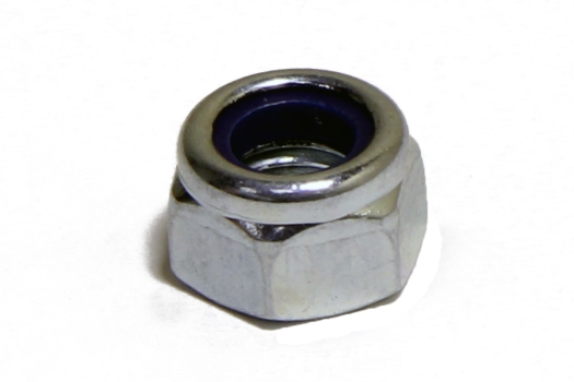 Гайка М7 самоконтрящаяся, DIN 985-8 (оцинкованная)