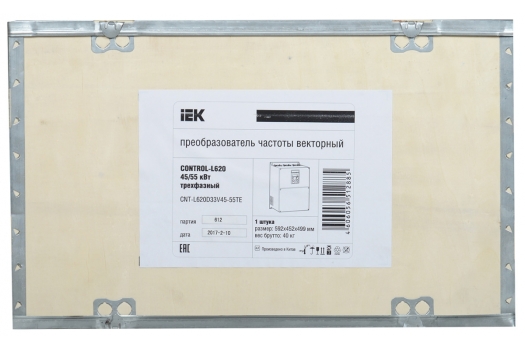 Преобразователь частоты CONTROL-L620 380В 3Ф 45-55кВт 90-110A IEK