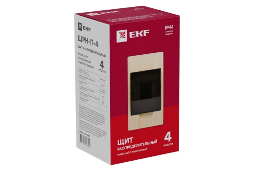 ЩРН-П- 4 светлое дерево IP41 PROXIMA EKF