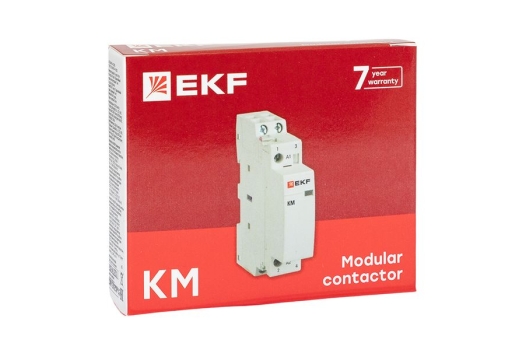 Контактор модульный КМ 20А 2NО (1 мод.) EKF PROxima