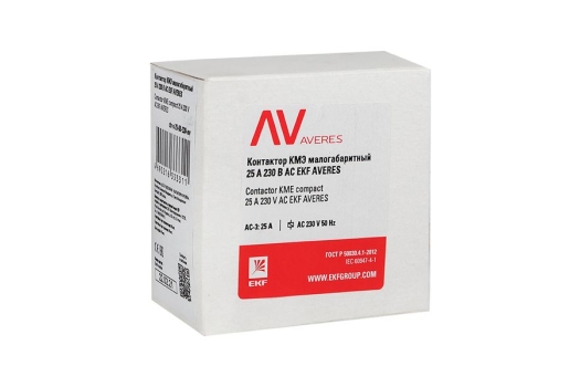 Контактор КМЭ 25А 400В АС EKF AVERES