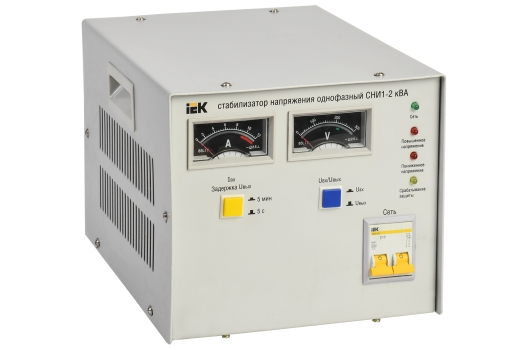 Стабилизатор напряжения однофазный СНИ1-2 кВА IEK
