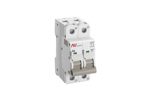 Выключатель автоматический AV-6 DC 2P 6A (C) 6kA EKF AVERES