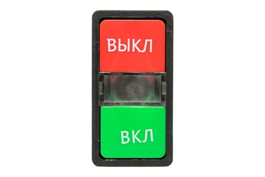 Кнопка AS-22N 'Пуск-Стоп' прямоугольная 24В NO+NC EKF PROxima