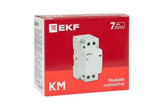 Контактор модульный КМ 32А NО+NC (2 мод.) EKF PROxima