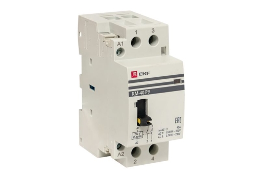Контактор модульный КМ РУ 40А 1NO+1NC (2 мод.) EKF PROxima