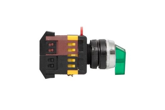 Переключатель ANLC-22 2P зеленый с подсветкой 220В NO+NC EKF PROxima