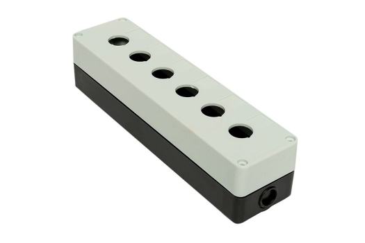 Корпус КП106 пластиковый 6 кнопок белый EKF PROxima