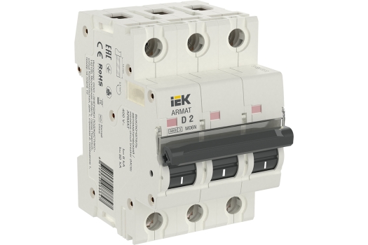 ARMAT Автоматический выключатель M06N 3P D 2А IEK