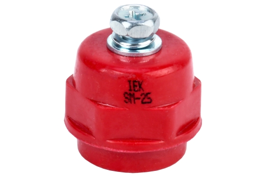 Изолятор SM25 (М6) силовой с болтом IEK