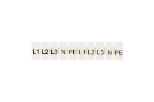 Маркеры для JXB-ST 6 с символами 'L1, L2, L3, N, PE' (100 шт.) EKF PROxima