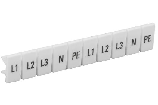Маркеры для КПИ-4мм2 с символами 'L1, L2, L3, N, PE' IEK