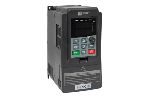 Преобразователь частоты 1,5/2,2кВт 1х230В VECTOR-100 EKF PROxima