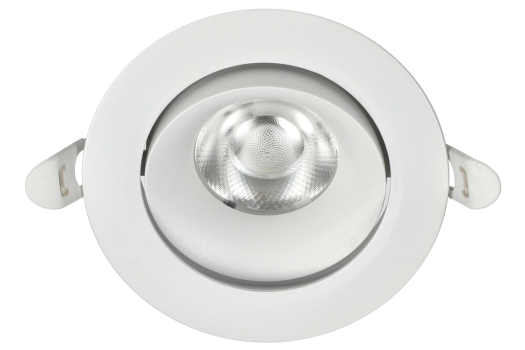 LIGHTING PRO Светильник светодиодный поворотный ДВО 1813 9Вт 4000К IP20 круг белый IEK
