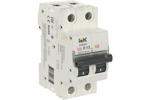 ARMAT Автоматический выключатель M10N 2P D 13А IEK