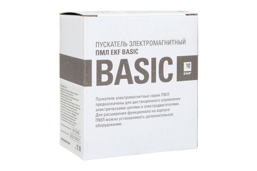 Пускатель электромагнитный серии ПМЛ-1160М 9А 400В EKF Basic