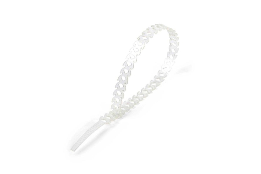 Стяжка нейлоновая T-flex 300 (бел) (20шт) (Fortisflex)