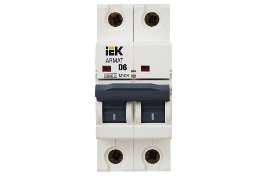 ARMAT Автоматический выключатель M10N 2P D 6А IEK