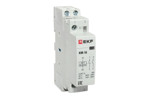 Контактор модульный КМ 16А 2NО (1 мод.) EKF PROxima
