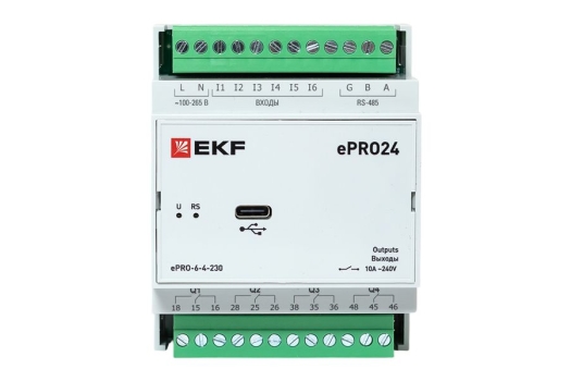 Модуль расширения ePRO24 удаленного управления 6вх\4вых 230В EKF PROxima