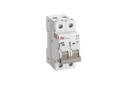 Выключатель автоматический AV-6 2P 10A (B) 6kA EKF AVERES