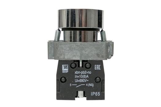 Кнопка BA51 желтая NO IP65 EKF PROxima