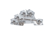 Колодка клеммная пружинная JXB-ST-2.5-NLPE 30A EKF