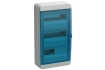 TEKFOR Корпус пластиковый КМПн-36 IP65 синяя прозрачная дверь IEK