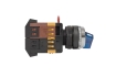 Переключатель ANLC-22 3P синий с подсветкой 380В NO+NC EKF PROxima
